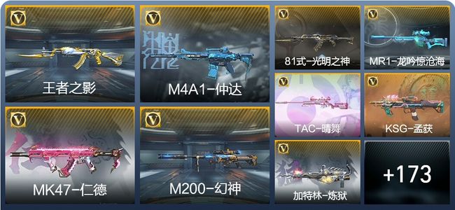 穿越火线：枪战王者15王者武器 182英雄武器 5英雄角色 260万化 枪圣SS