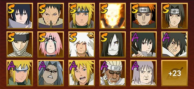 火影忍者V11 12S忍 28A忍 169忍 1703S碎片 17通灵 500W战力 上忍