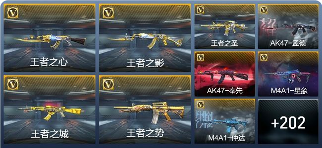 穿越火线：枪战王者V8 21王者武器 236英雄武器 5英雄角色 422万化 枪圣SSS