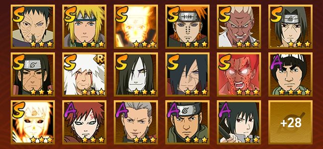 火影忍者V10 13S忍 32A忍 165忍 1571S碎片 16通灵 600W战力 上忍