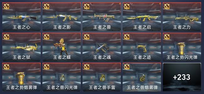 穿越火线：枪战王者V6 22王者 241英雄武器 6英雄角色 371万化 新锐