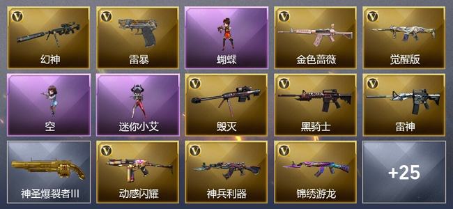 穿越火线（CF）41V武器 11皮肤 可排位 枪王