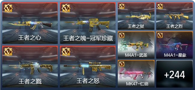 穿越火线：枪战王者V9 26王者 290英雄武器 10英雄角色 576万化 枪圣S