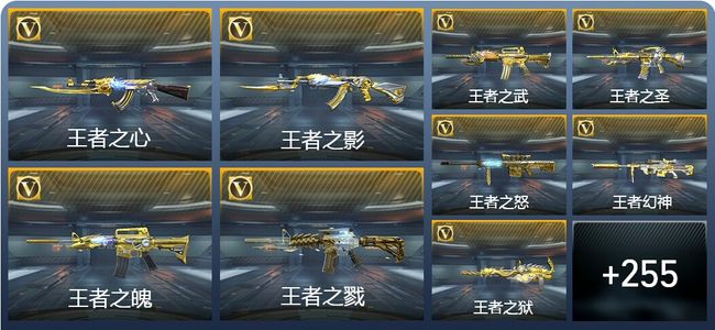 穿越火线：枪战王者34王者武器 264英雄武器 8英雄角色 473万化 传奇