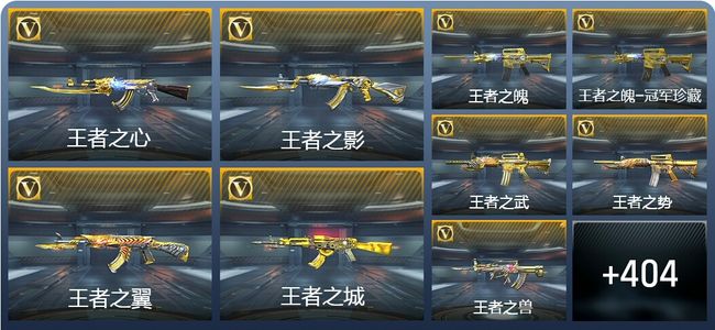 穿越火线：枪战王者V10 49王者武器 443英雄武器 11英雄角色 807万化 枪皇