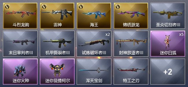 穿越火线（CF）5V武器 可排位 传奇