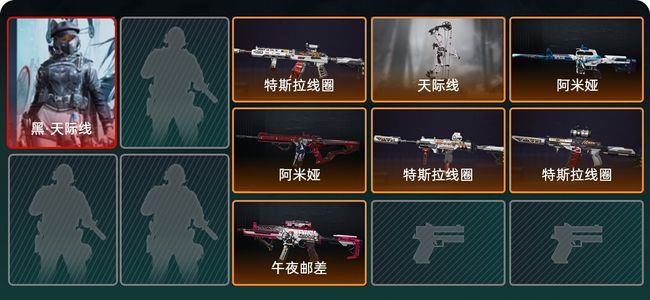三角洲行动总资产134.8M 1干员外观 7传说枪械 白银