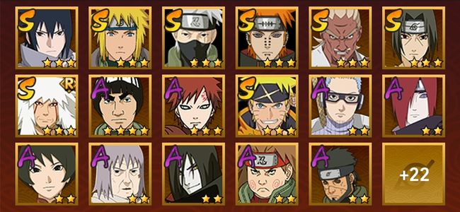 火影忍者V8 8S忍 31A忍 128忍 1224S碎片 16通灵 500W战力 上忍