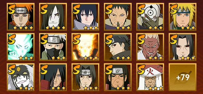 火影忍者V13 35S忍 63A忍 281忍 4433S碎片 29通灵 1000W战力 前500名 上忍