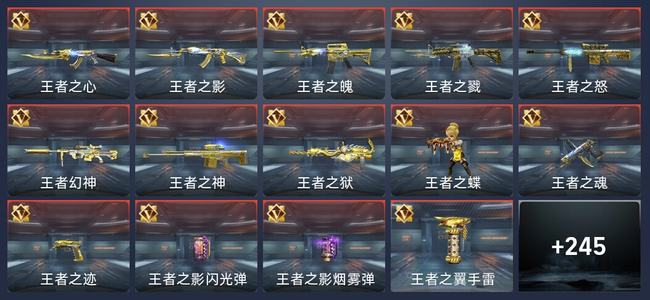 穿越火线：枪战王者V8 28王者 248英雄武器 11英雄角色 462万化 新锐