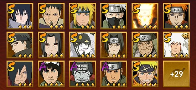 火影忍者V11 14S忍 32A忍 139忍 1657S碎片 16通灵 600W战力 中忍