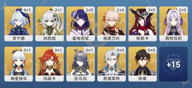 原神71黄 55角色黄 16武器黄 26五星角色 15五星武器 男主 60级