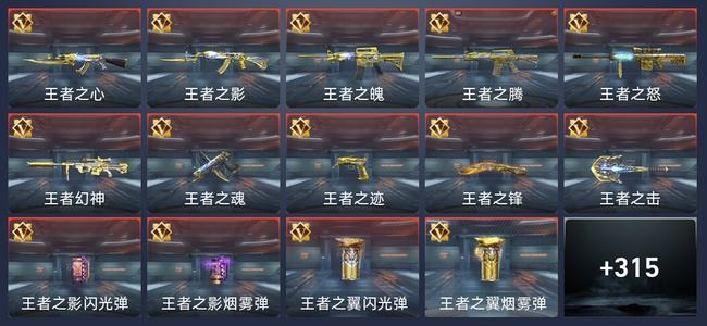 穿越火线：枪战王者29王者 317英雄武器 12英雄角色 551万化 新锐