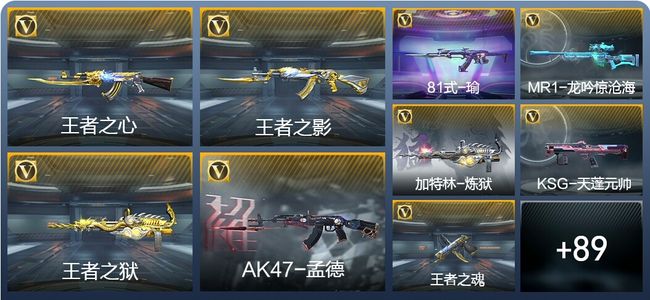 穿越火线：枪战王者V6 4王者武器 104英雄武器 4英雄角色 107万化 枪皇S