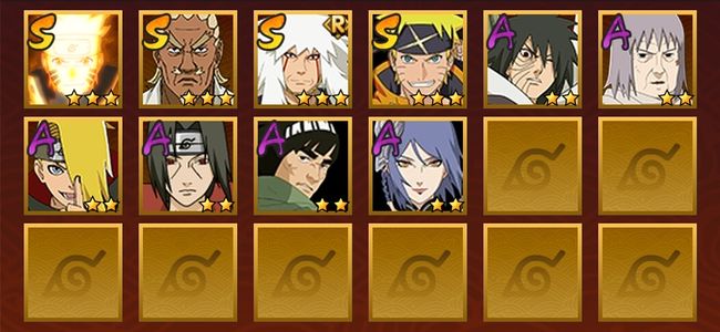 火影忍者4S忍 6A忍 40忍 508S碎片 8通灵 300W战力 暗部