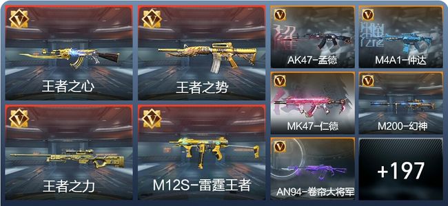 穿越火线：枪战王者V6 炫闪14王者 207英雄武器 6英雄角色 338万化 专家S