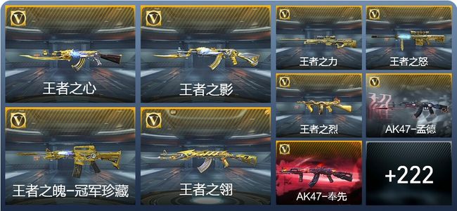 穿越火线：枪战王者V8 26王者武器 254英雄武器 11英雄角色 383万化 新锐