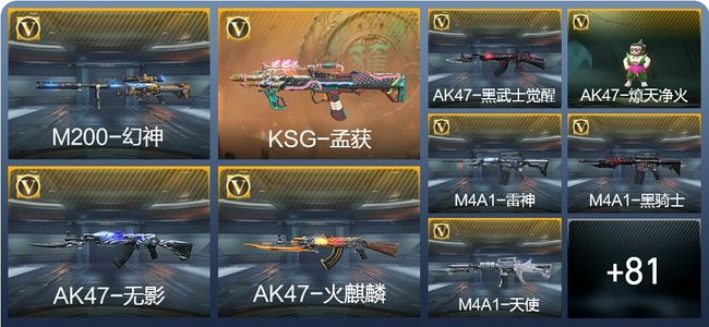 穿越火线：枪战王者V2 2王者武器 97英雄武器 3英雄角色 147万化 专家S