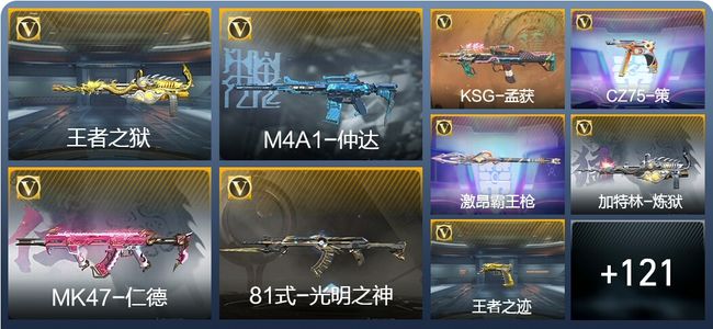 穿越火线：枪战王者8王者武器 151英雄武器 1英雄角色 191万化 大师