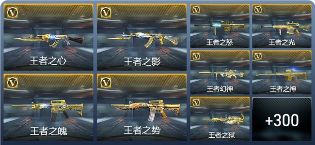 穿越火线：枪战王者29王者武器 309英雄武器 8英雄角色 714万化 枪王
