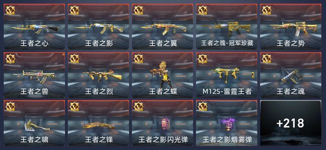 穿越火线：枪战王者V8 19王者 225英雄武器 8英雄角色 393万化 枪王SSS