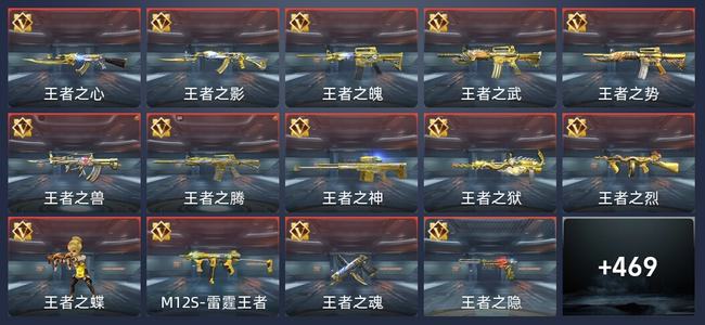 穿越火线：枪战王者V9 46王者 462英雄武器 21英雄角色 617万化 专家S