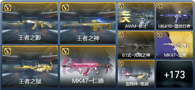 穿越火线：枪战王者V6 12王者武器 198英雄武器 3英雄角色 311万化 枪神