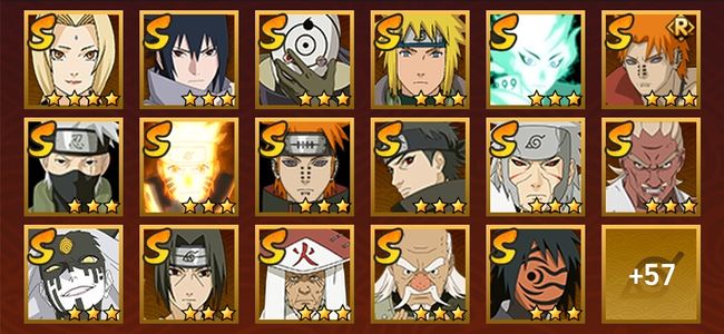 火影忍者V11 30S忍 45A忍 231忍 3594S碎片 20通灵 1000W战力 前100名 暗部