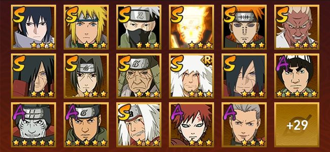 火影忍者V3 14S忍 32A忍 155忍 1689S碎片 17通灵 1000W战力 前500名 下忍