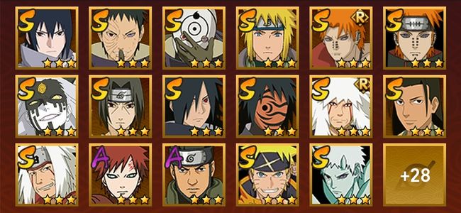 火影忍者V13 15S忍 30A忍 127忍 1808S碎片 15通灵 500W战力 上忍