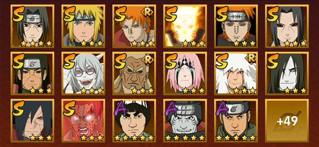 火影忍者V11 16S忍 50A忍 202忍 2476S碎片 17通灵 1000W战力 前500名 暗部