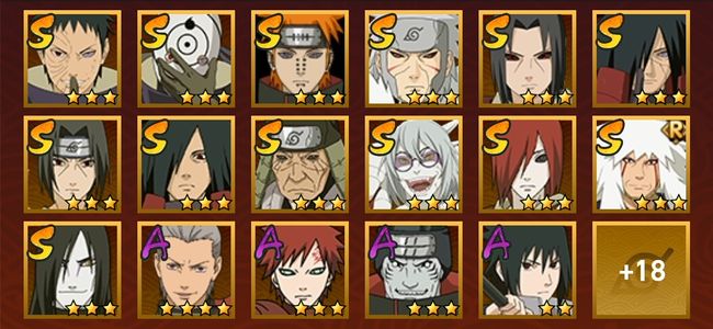 火影忍者V11 13S忍 22A忍 144忍 1737S碎片 13通灵 400W战力 暗部