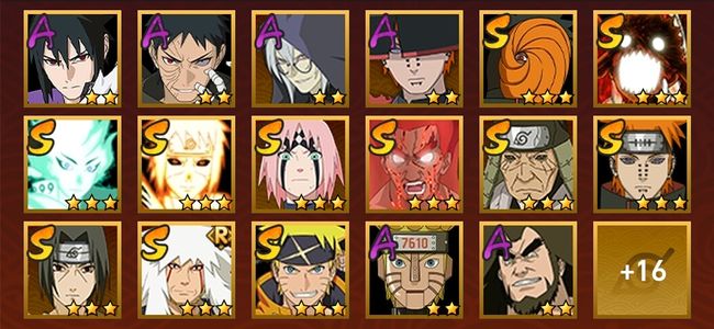 火影忍者V11 11S忍 22A忍 108忍 1440S碎片 15通灵 500W战力 中忍