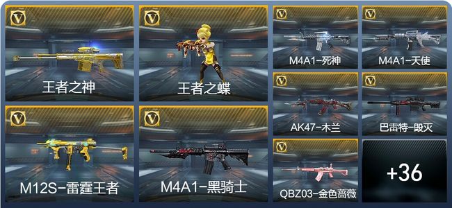 穿越火线：枪战王者3王者武器 45英雄武器 1英雄角色 63万化 枪皇SSS