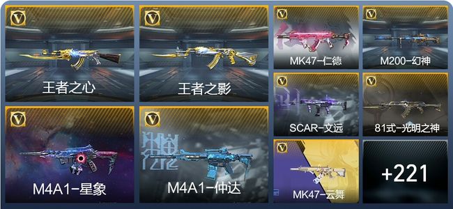 穿越火线：枪战王者V6 8王者武器 230英雄武器 8英雄角色 335万化 枪皇