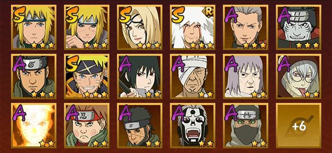 火影忍者V5 5S忍 19A忍 100忍 779S碎片 13通灵 500W战力 中忍