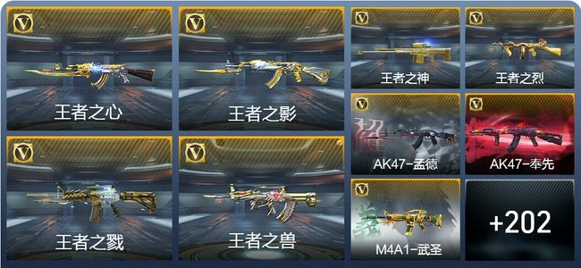 穿越火线：枪战王者V8 20王者武器 232英雄武器 10英雄角色 559万化 专家S