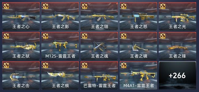 穿越火线：枪战王者35王者 268英雄武器 12英雄角色 478万化 枪神