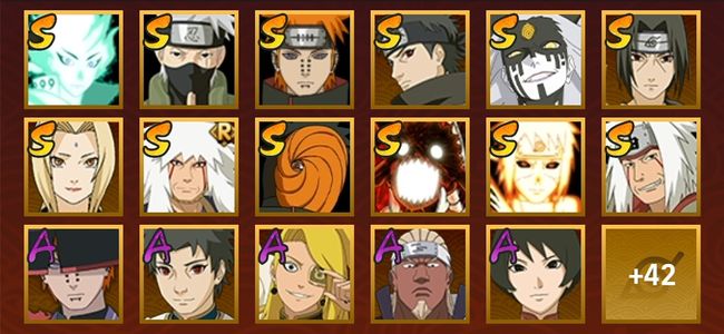 火影忍者V12 13S忍 46A忍 199忍 1653S碎片 21通灵 800W战力 前500名 上忍