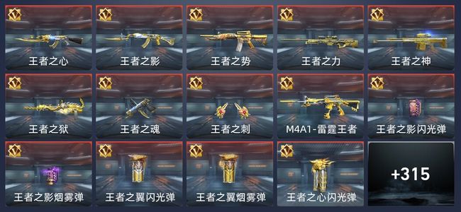 穿越火线：枪战王者1炫闪 28王者 317英雄武器 12英雄角色 548万化 枪圣SSS