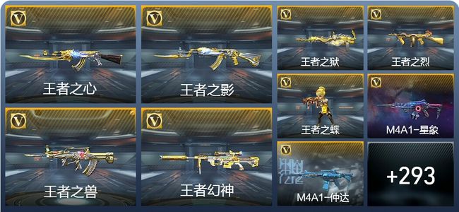 穿越火线：枪战王者V8 24王者武器 302英雄武器 8英雄角色 560万化 枪圣SSS