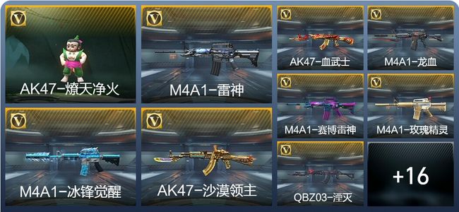 穿越火线：枪战王者1王者武器 25英雄武器 31万化 专家S