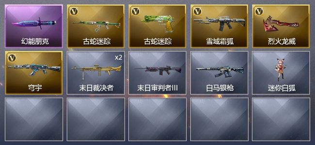 穿越火线（CF）5V武器 7皮肤 可排位 专家