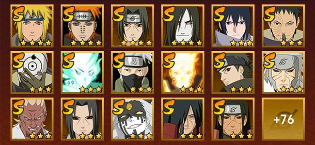 火影忍者V11 40S忍 53A忍 242忍 4825S碎片 24通灵 1000W战力 前50名 影级