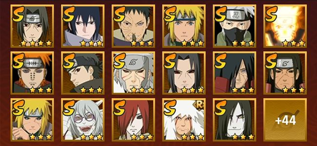 火影忍者V11 19S忍 42A忍 197忍 2572S碎片 18通灵 800W战力 前1000名 影级