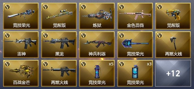 穿越火线（CF）27V武器 1V角色 8皮肤 可排位 新锐