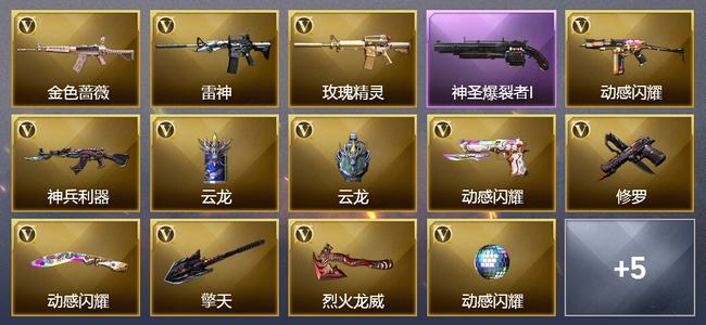 穿越火线（CF）14V武器 4皮肤 可排位 新锐