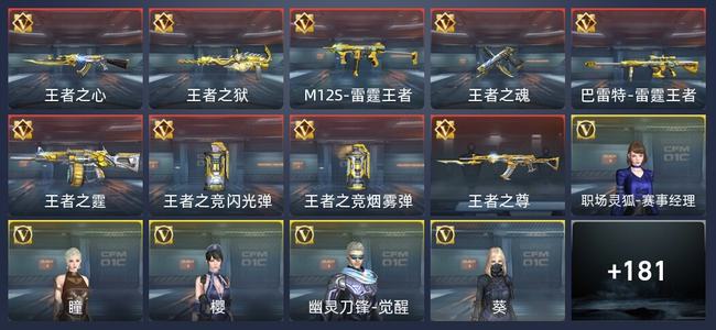 穿越火线：枪战王者V6 9王者 187英雄武器 8英雄角色 314万化 新锐
