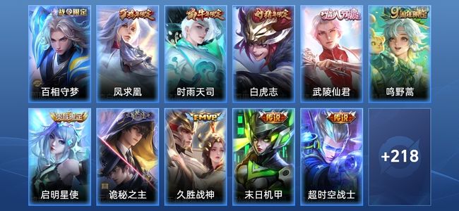 王者荣耀V8 12传说 71史诗 229皮肤 荣耀王者