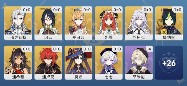 原神11黄 11角色黄 10五星角色 男主 41级